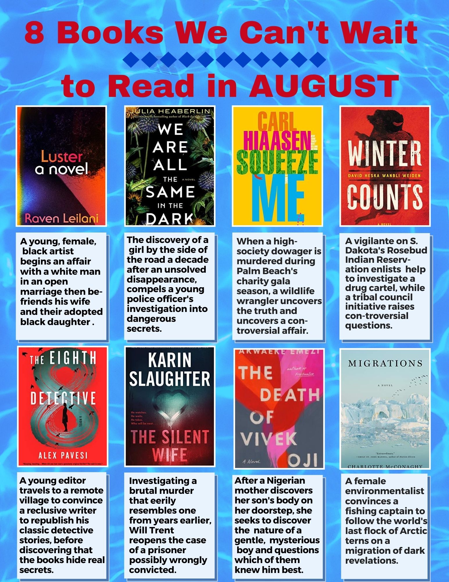 books in august