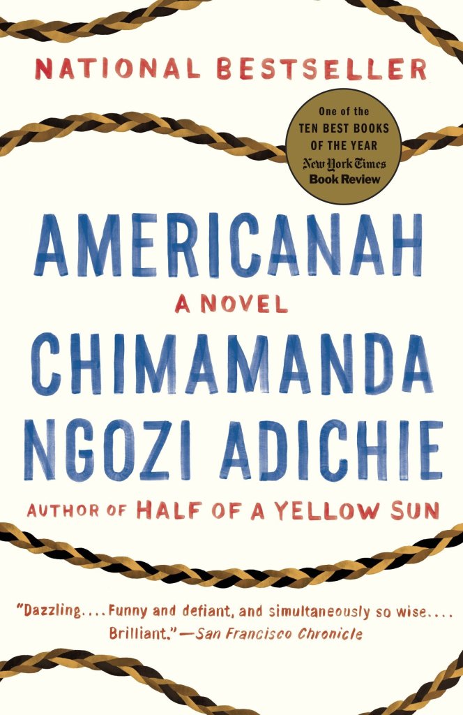 Americanah by Chimamanda Ngozi Adichie catalog link