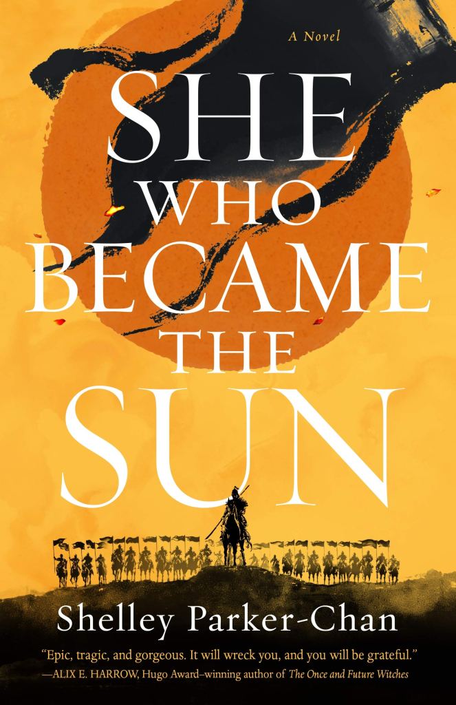 She Who Became the Sun by Shelley Parker-Chan book cover and catalog link