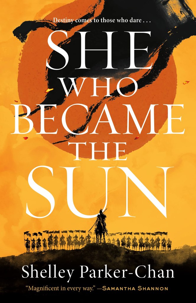 She Who Became the Sun book cover and RRPL catalog link