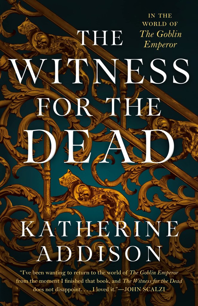 The Witness for the Dead book cover and RRPL catalog link